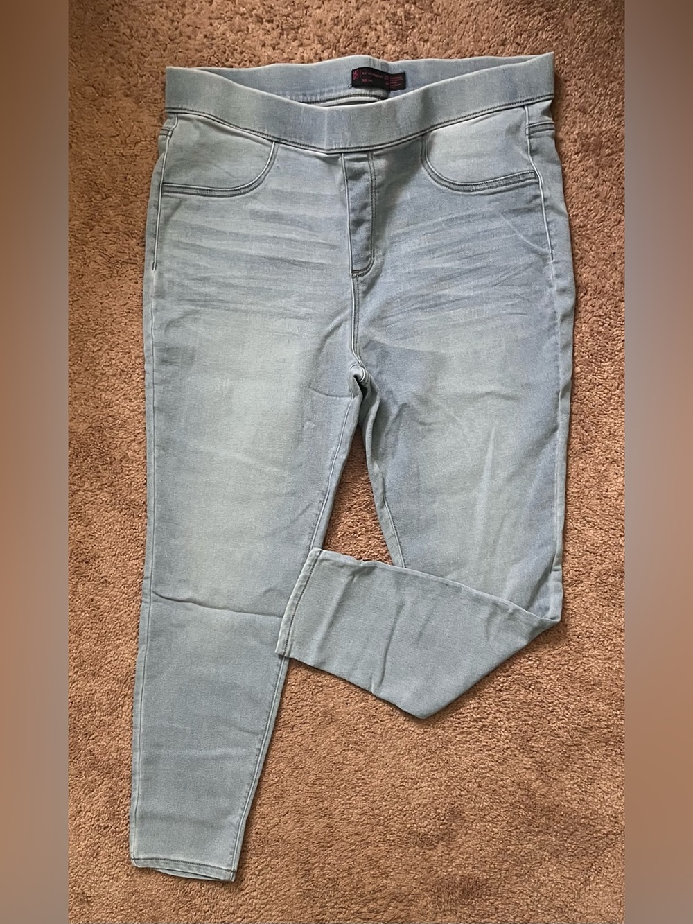 No Boundaries Light Blue Skinny Pull-On Jeans